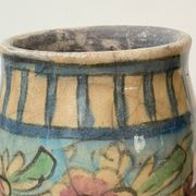 Big Round White Qajar Vase