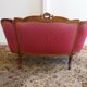 2-seater sofa bench Louis XV walnut from the 19th century