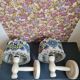 Pair of retro wall lamps