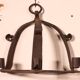 Paire d’appliques en fer forgé de style médieval