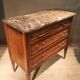 Louis XVI style chest of drawers with marble top