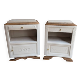 Pair of revisited 1930s bedside tables