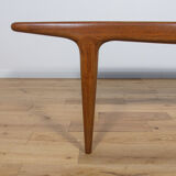 Mid century teak coffee table by Johannes Andersen for CFC Silkeborg, denmark, 1960s