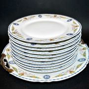 Dessert service in Limoges porcelain