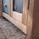 Vintage high sideboard in solid oak