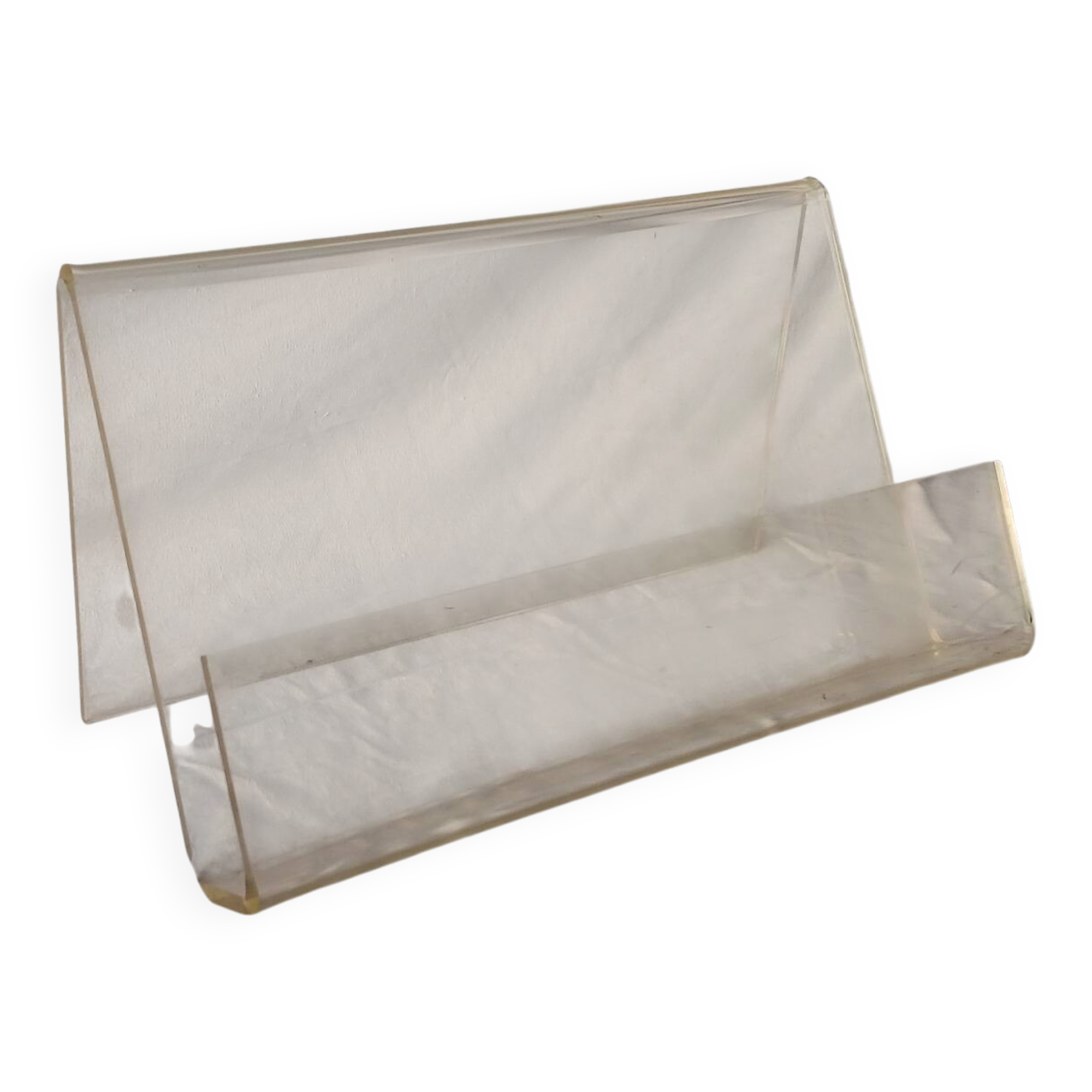 Acrylic magazine holder