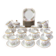 Hackefors coffee service "Ljung Calluna vulgaris" circa 1950 (39 PIECES)