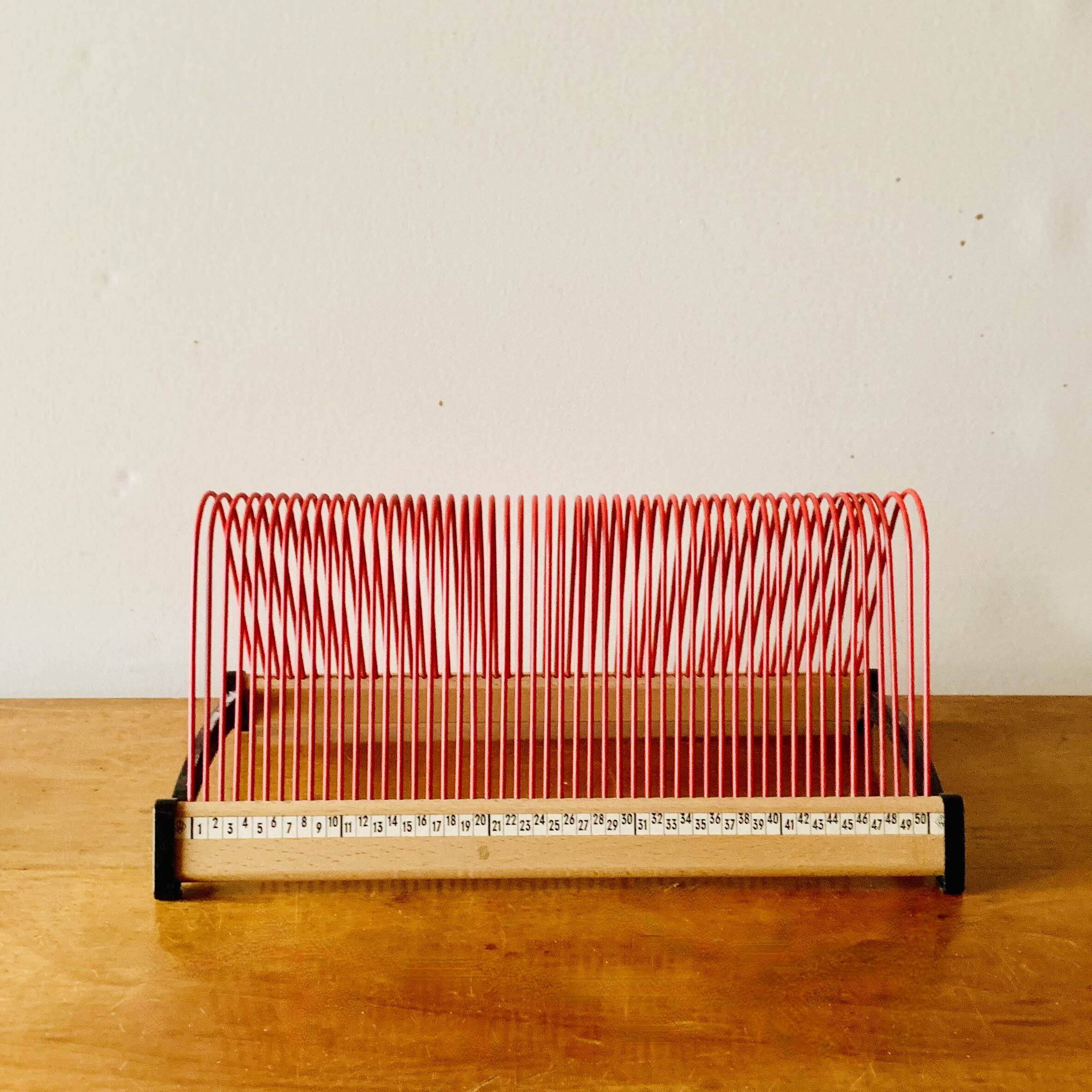 Plattofix vintage record holder for 50 vinyls