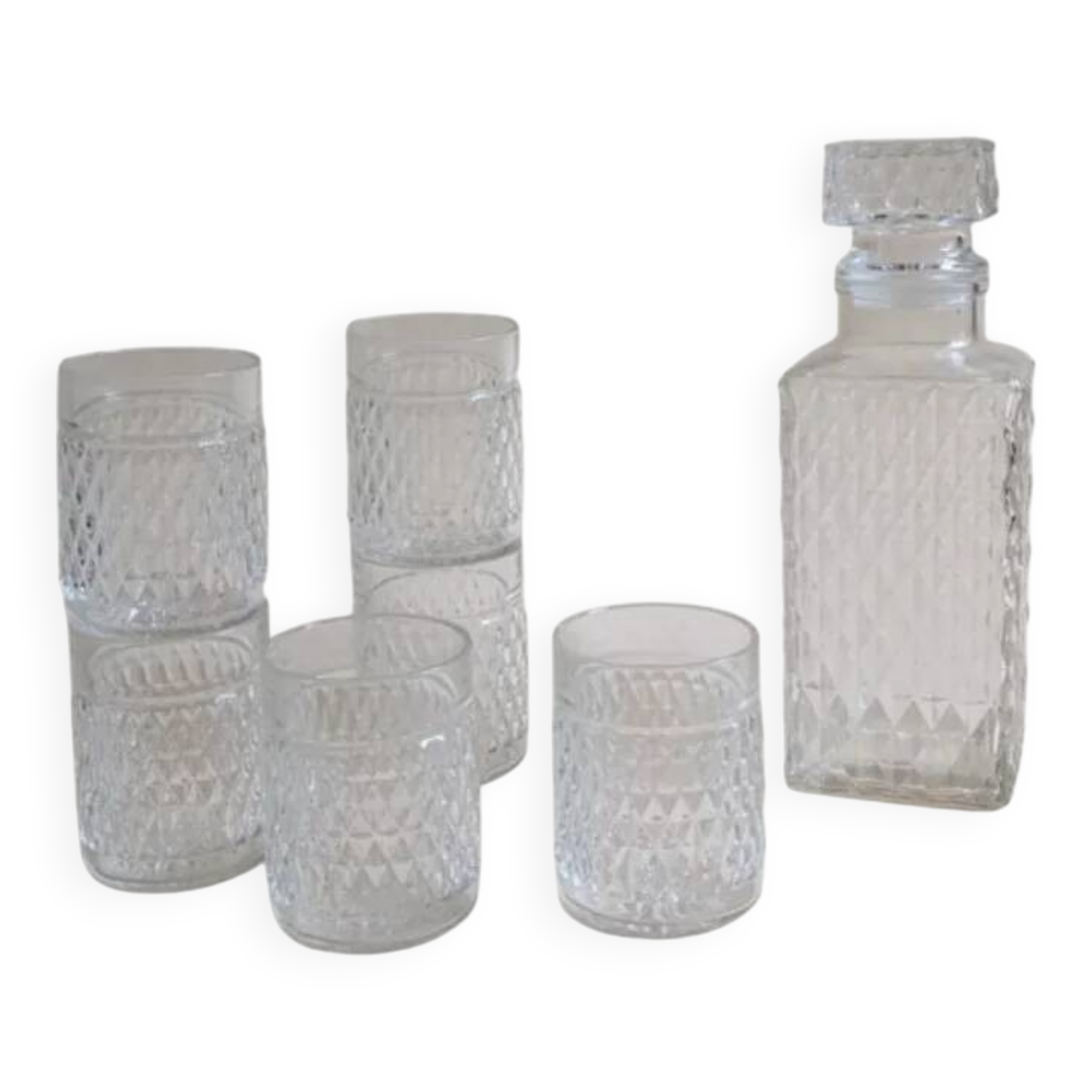 Carafe à whisky et 6 verres