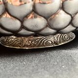 Empty pocket cup in silver metal 20th century