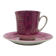 Vintage Polish cup and saucer from Ćmielów pottery, 1970s, set of 2