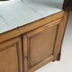 Bookcase buffet cabinet oak Belgian