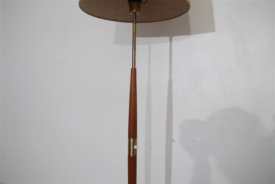 Vintage Scandinavian teak floor lamp, 1960s