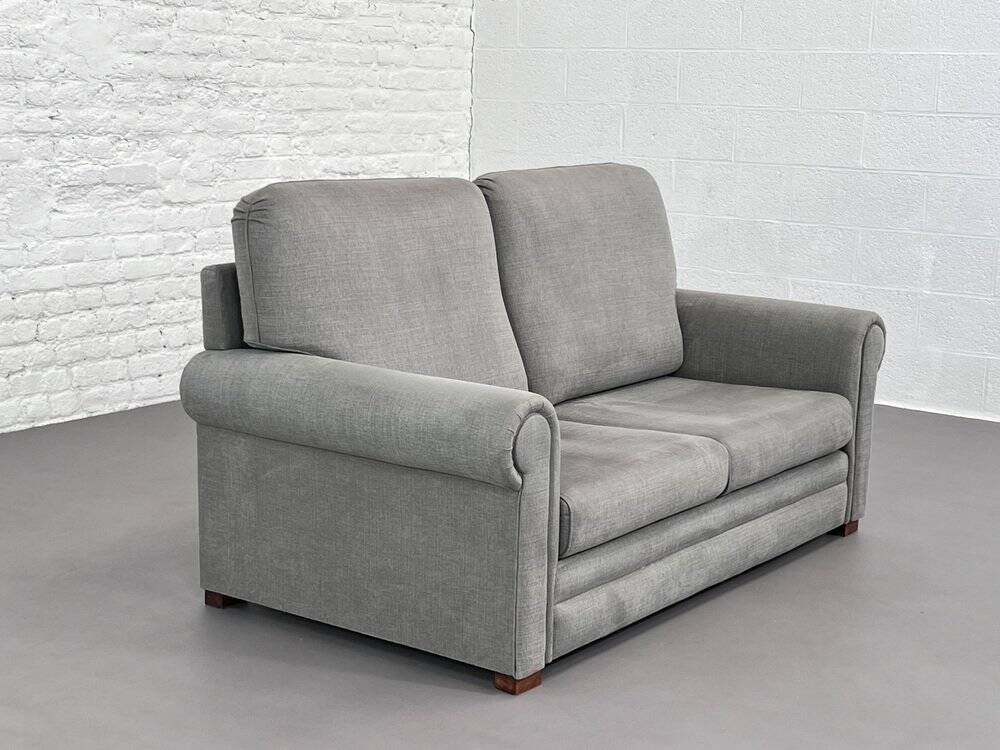Canapé 2 Places en Tissu Gris