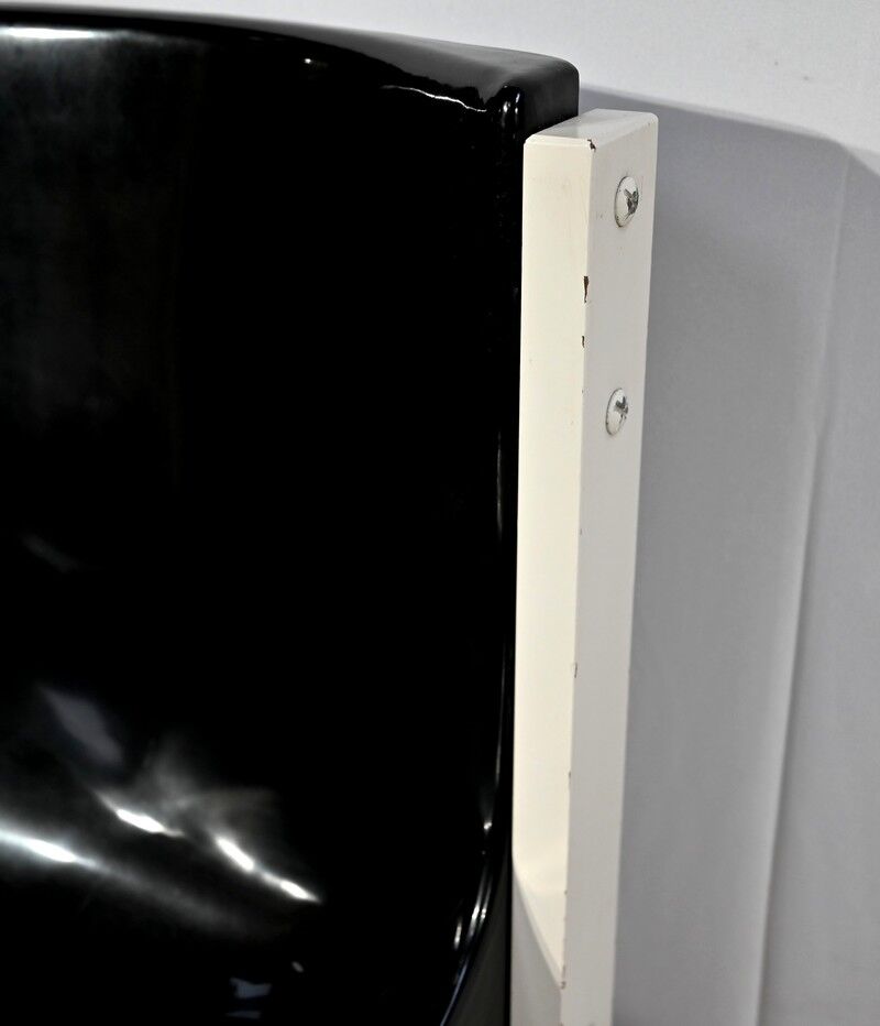 Pair of Lacquered Wooden chairs, signed P.Gautier -1960