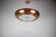 Large Art Deco Copper UFO Hanging Lamp, Czechoslovakia, 1930s