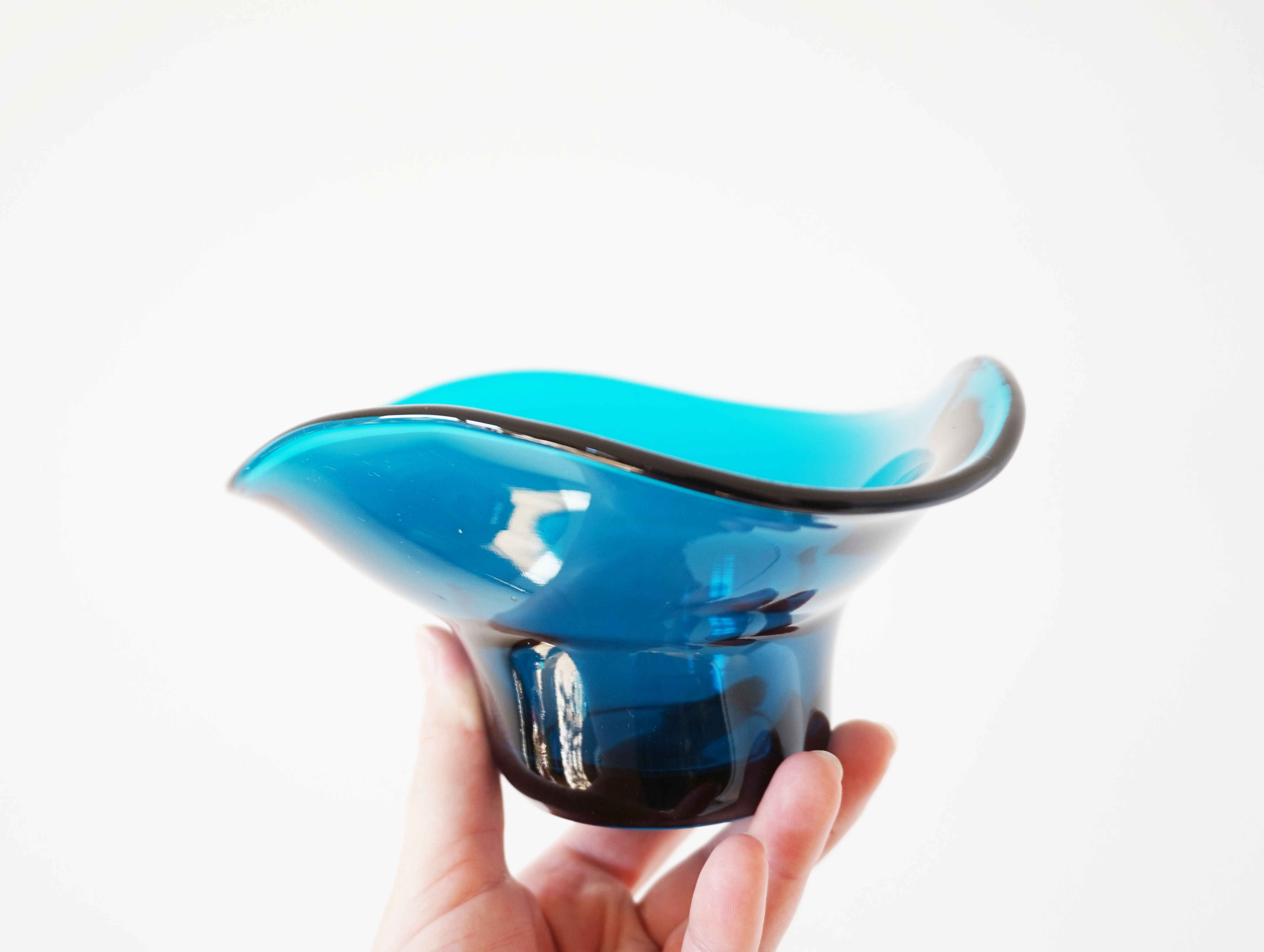 Trinket bowl glass pocket 1960