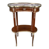 Small Kidney Table in Mahogany, Transition Style – Early 20th Century