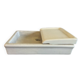 Vintage Ceramic Stamp Sink with Farmhouse Drainer