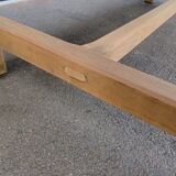 Farmhouse table with its bench
