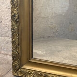 Large gilded antique mirror