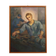 Modern painting signed by Mario Venzo, oil on canvas, Italy, 1950.