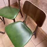Set of 5 vintage chairs, 60s
