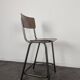 Industrial style bar stool