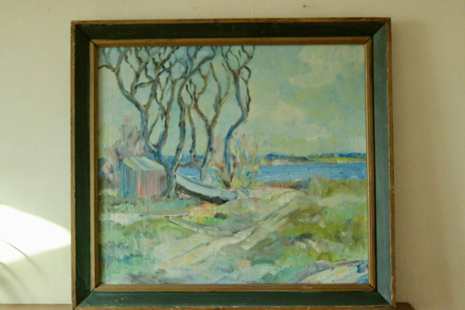 Boat in the trees by CB