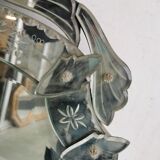Venetian mirror mid-XXth beveled ice