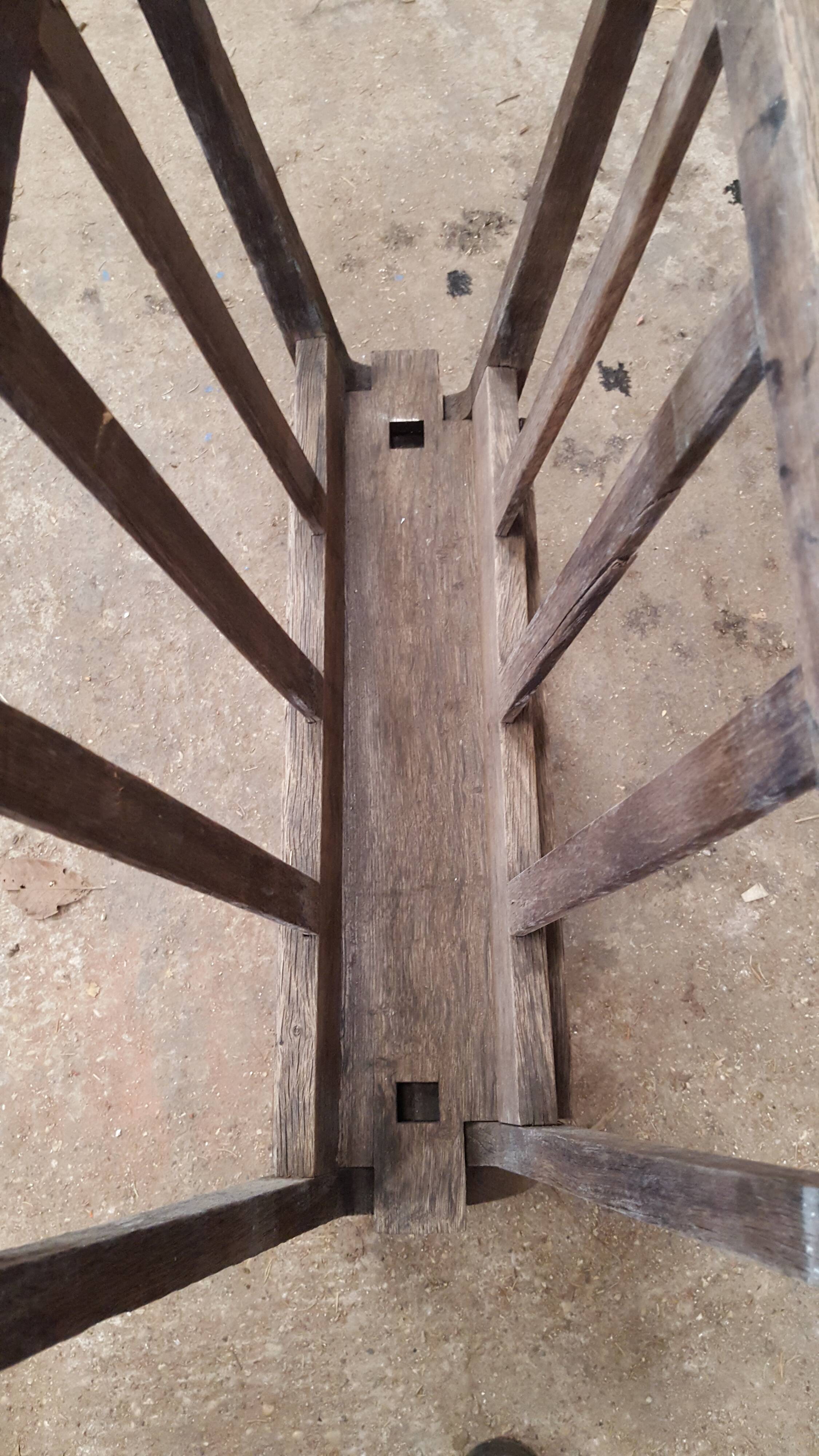 Wearing for 19th century oak paintings