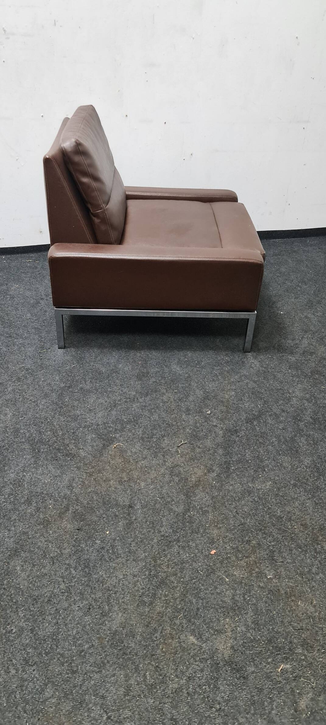 Vintage club chair attributed to hans peter piehl for wilkhahn series 800