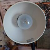 Vintage enamelled metal articulated desk lamp