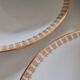 Set of 10 porcelain dessert plates