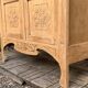 Parisian glass cabinet art deco raw wood 1930