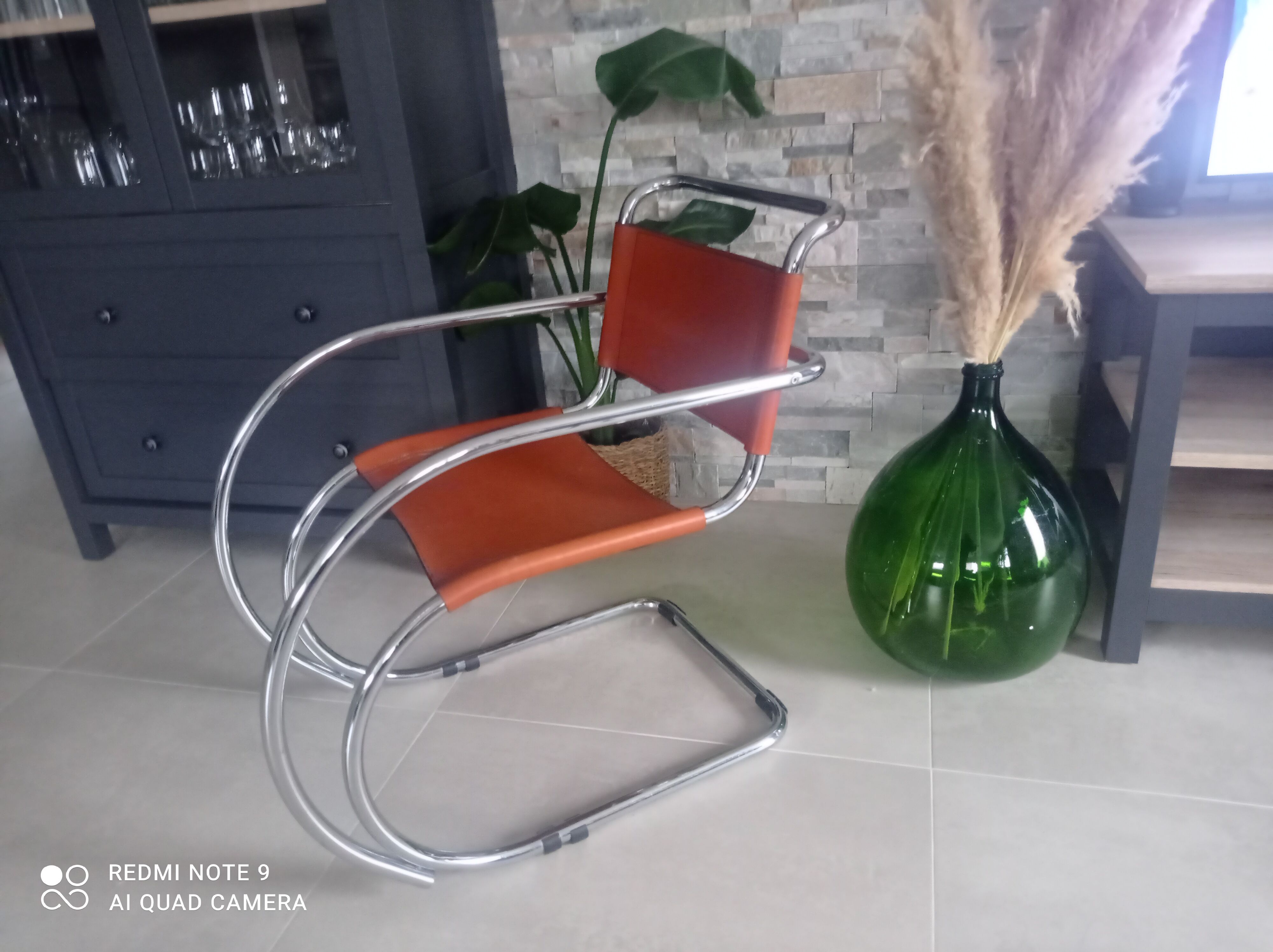 Armchair MR 20 by Ludwig Mies Van Der Rohe 80s