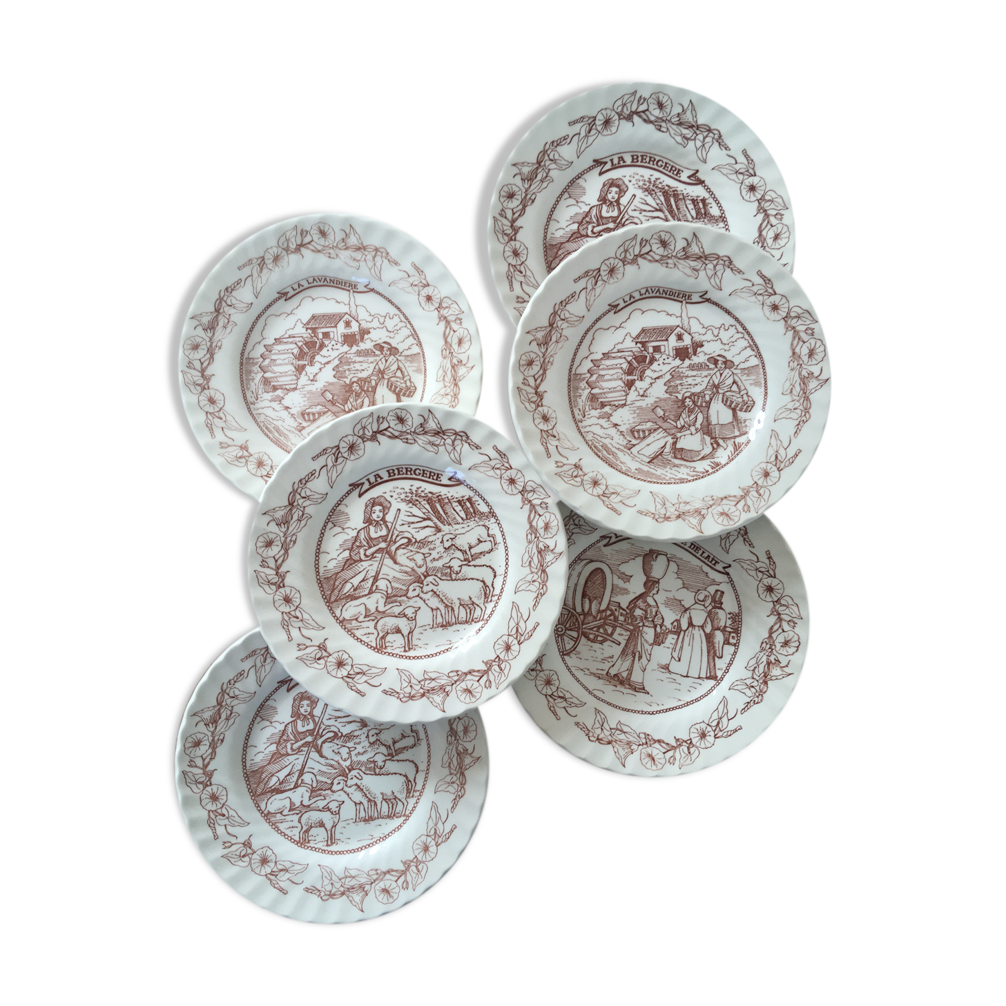 Vintage dessert plates