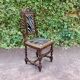 Antique carved wooden chair
