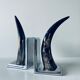 Pair of horn bookends