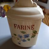 Vintage flour pot