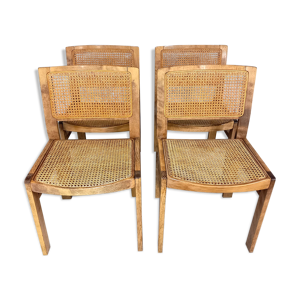 Suite de 4 chaises vintage