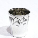 12 silver liqueur glasses