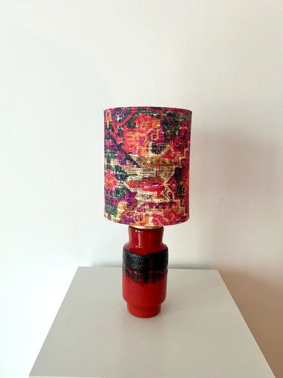 Bohostyle vintage cordless lamp suitable for balcony.