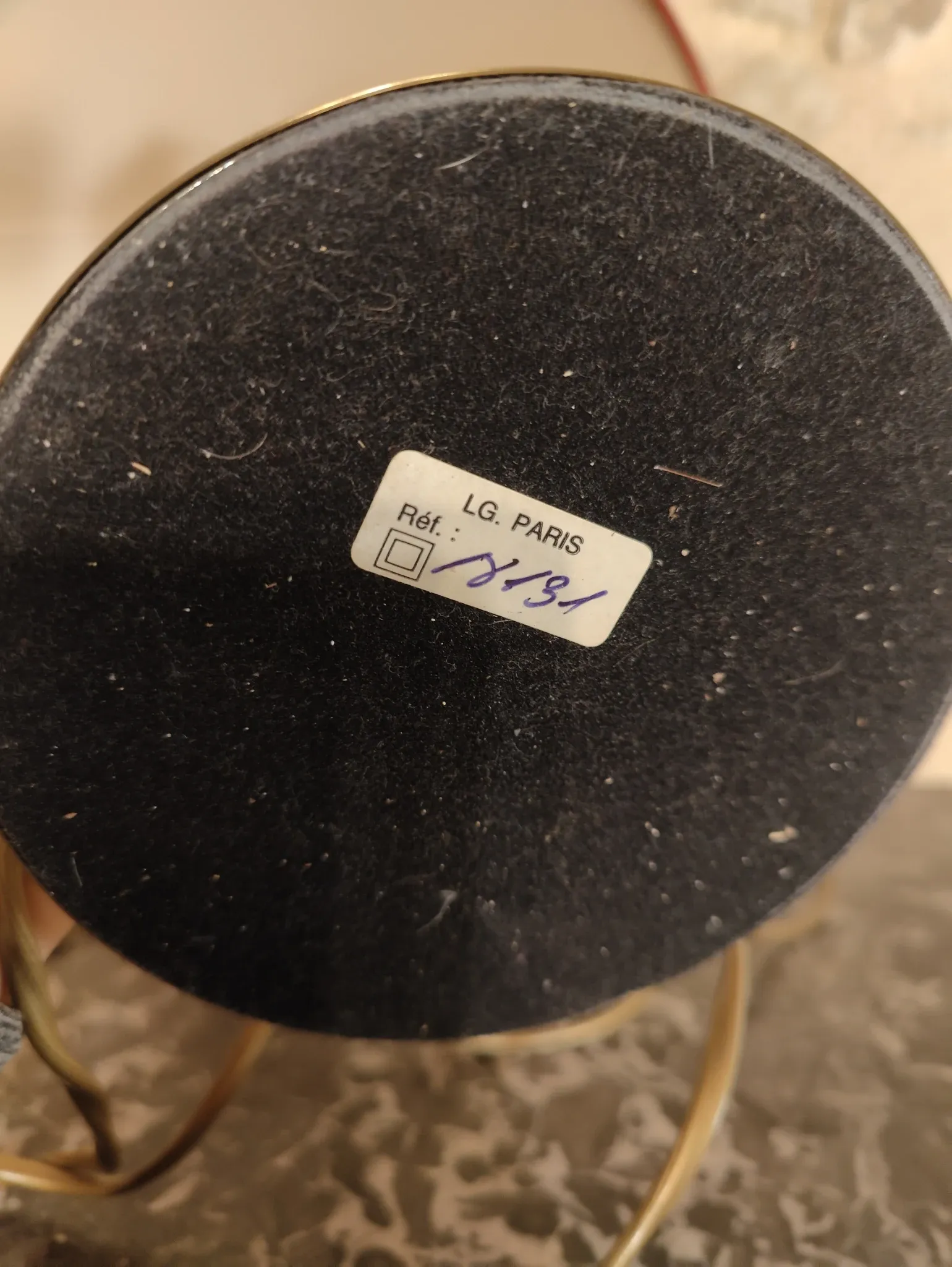 Paire de lampes vintage lg paris