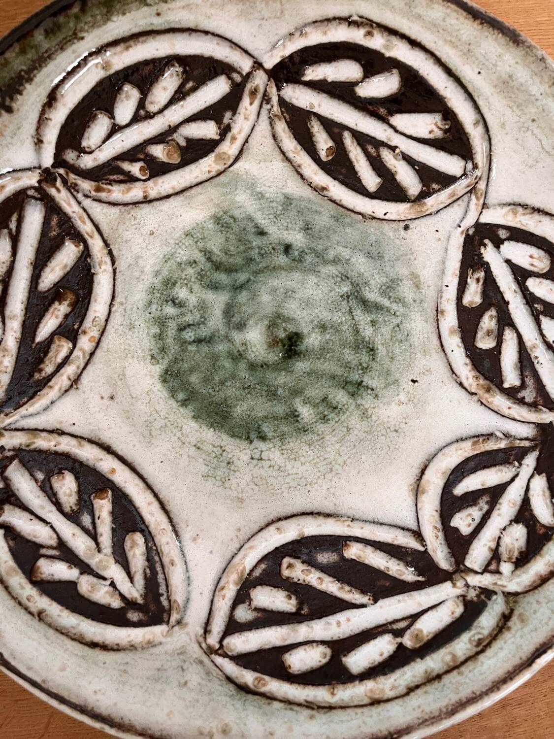 Albert Thiry ceramic dish, Vallauris