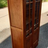 Glazed art deco gilded oak library