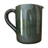 Pichet en grès vert
