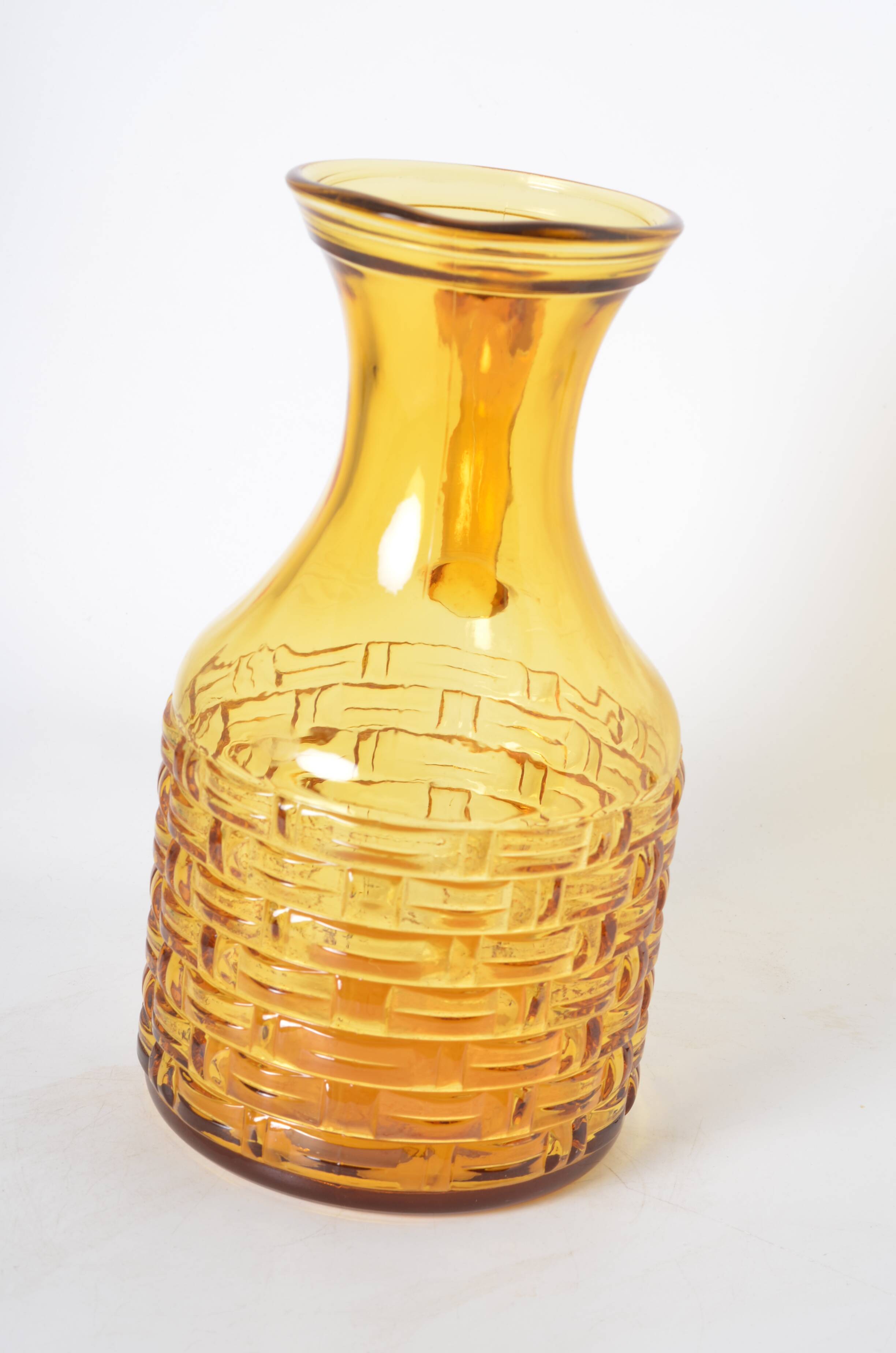 carafe verre ambré