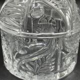 Bohemian crystal bonbonnière 24% PbO – Bohemia Czechoslovakia – Box