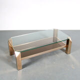 1970s Coffee table by Belgo Chrom, Belgium